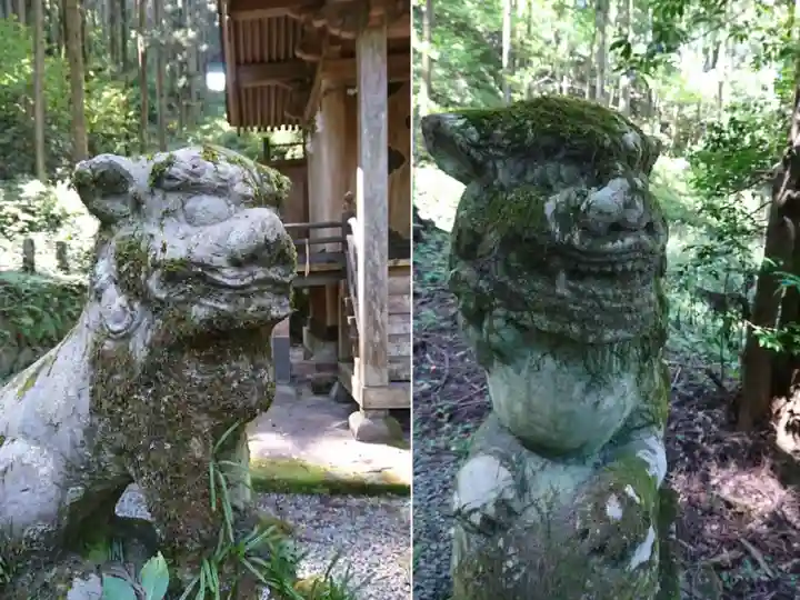 上色見熊野座神社の狛犬