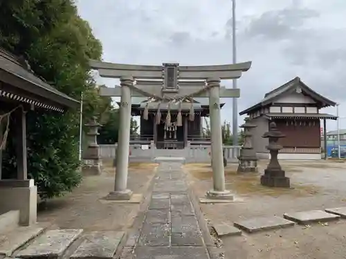 根田神社の鳥居