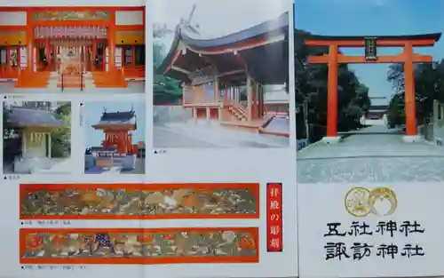 五社神社　諏訪神社の授与品その他