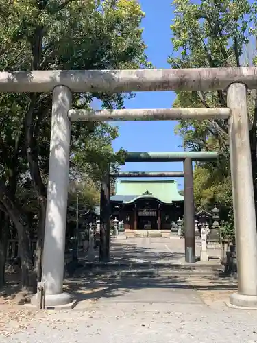 溝旗神社（肇國神社）の鳥居