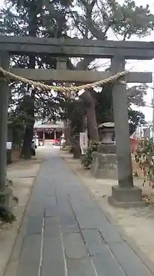 越谷香取神社の鳥居