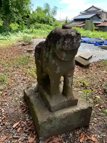 網戸神社の狛犬