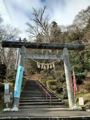 三春大神宮の鳥居