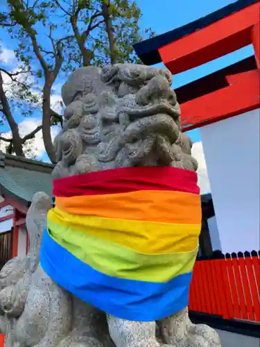 姫嶋神社の狛犬