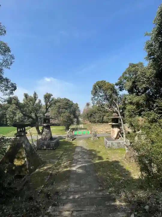 大尾神社の周辺