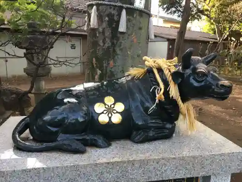 新井天神北野神社の狛犬