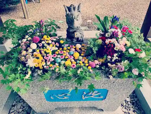 滑川神社 - 仕事と子どもの守り神の手水