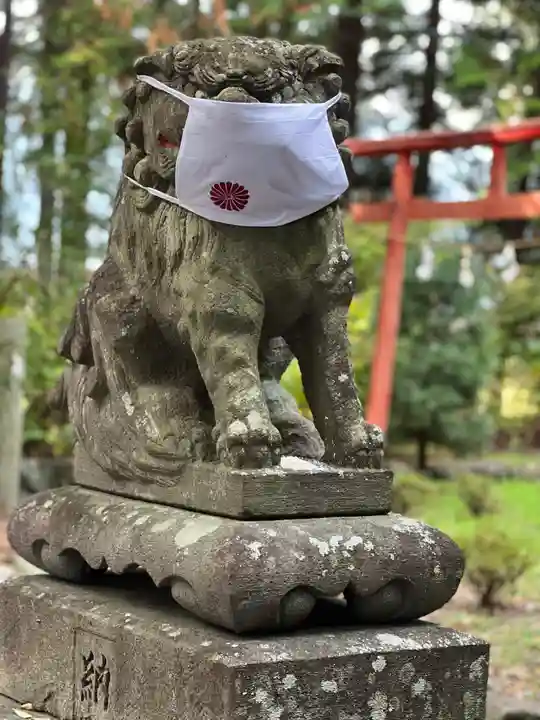 桃園神社の狛犬