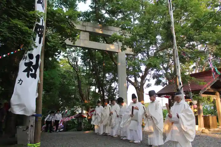 釧路一之宮 厳島神社のお祭り