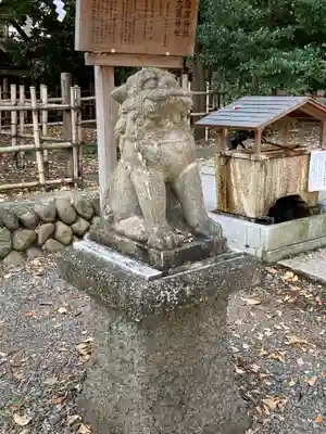 大國魂神社の狛犬