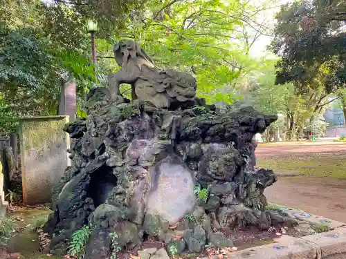 赤坂氷川神社の狛犬