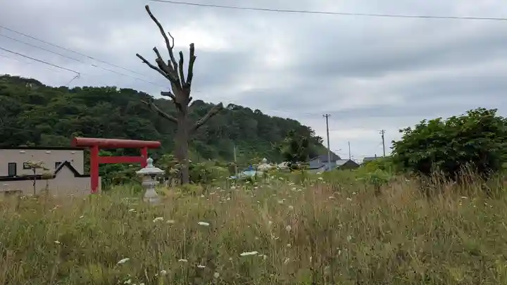 稲荷神社の庭園