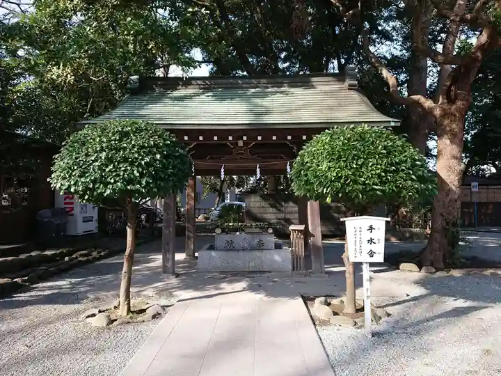 前鳥神社の手水舎