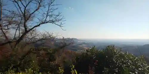 唐澤山神社の景色