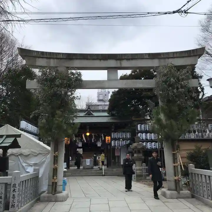 下谷神社の鳥居