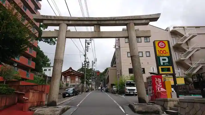 伊佐爾波神社の鳥居