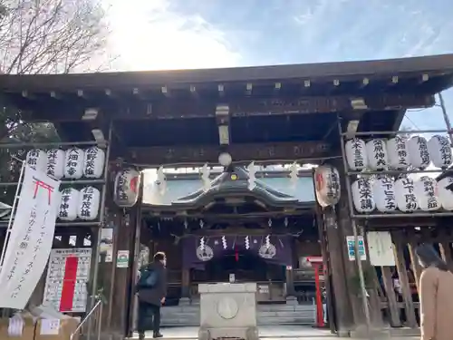 下谷神社の山門・神門