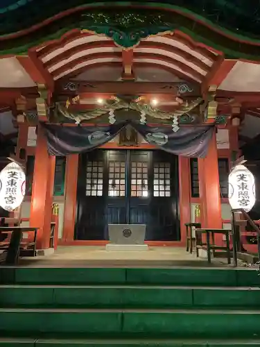 芝東照宮の本殿・本堂