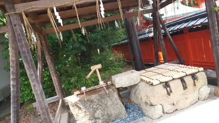 福王子神社の手水舎