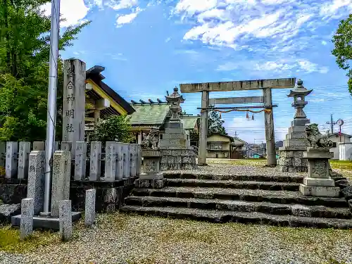 神明社（落合神明社）の鳥居