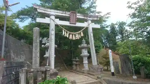 櫻田山神社の鳥居