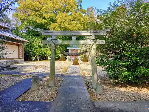 石井神明社の鳥居