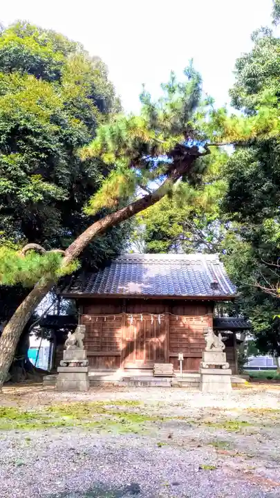 高津社の本殿・本堂