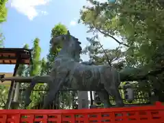 阿部野神社の狛犬