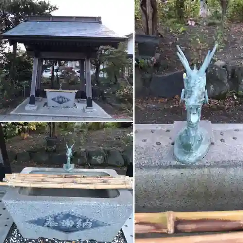 相馬神社の手水舎