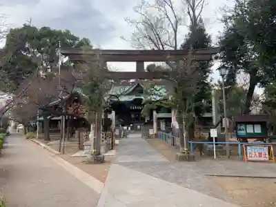 荏原神社の鳥居