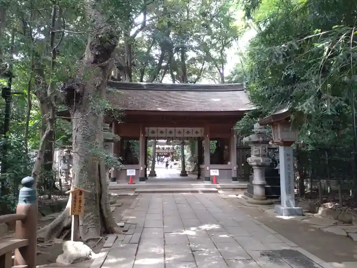 駒木諏訪神社の山門・神門