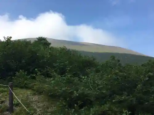 樽前山奥宮の景色