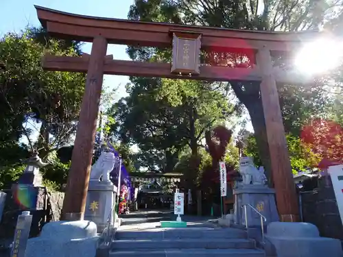 立田阿蘇三宮神社の鳥居