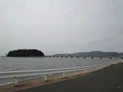 八百富神社の周辺