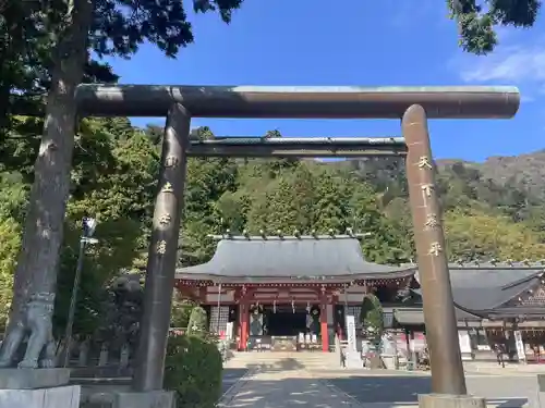 大山阿夫利神社の鳥居