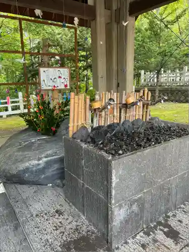 上川神社の手水舎