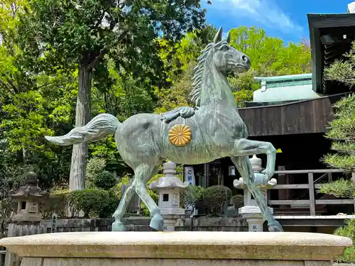 白國神社の狛犬