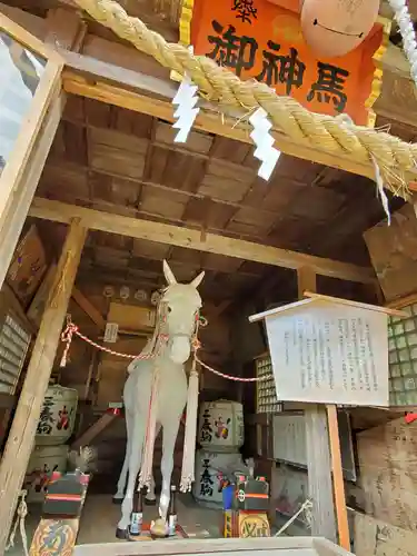 三春大神宮の狛犬