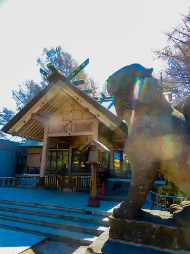 白石神社の狛犬