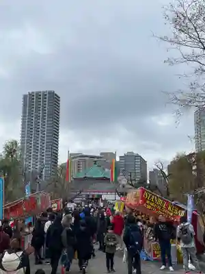 寛永寺不忍池弁天堂の初詣