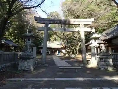 中村八幡宮の鳥居