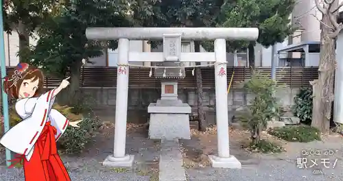 奥戸天祖神社の末社・摂社