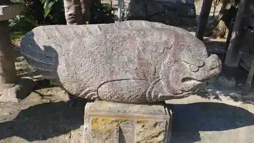 名島神社の狛犬