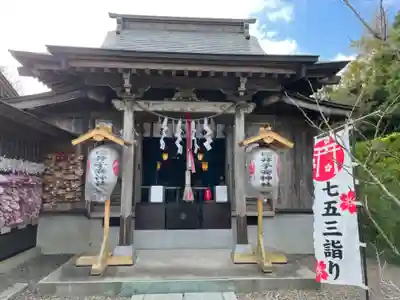 櫻井子安神社の本殿・本堂