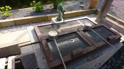 朝日氷川神社の手水舎