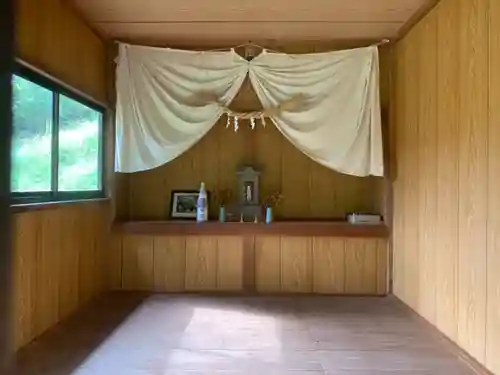 神社（名称不明）の本殿・本堂