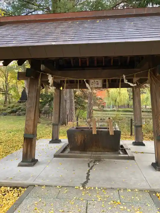 上川神社頓宮の手水舎