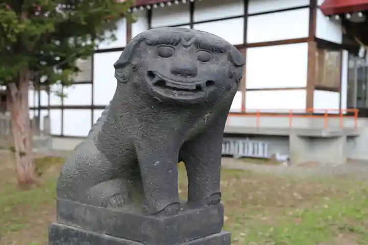 江部乙神社の狛犬