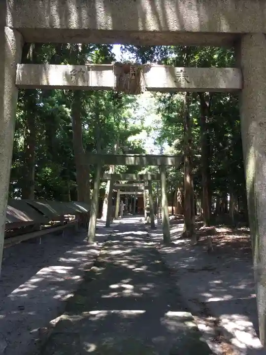 宇氣比神社の鳥居