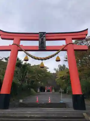 虻田神社の鳥居